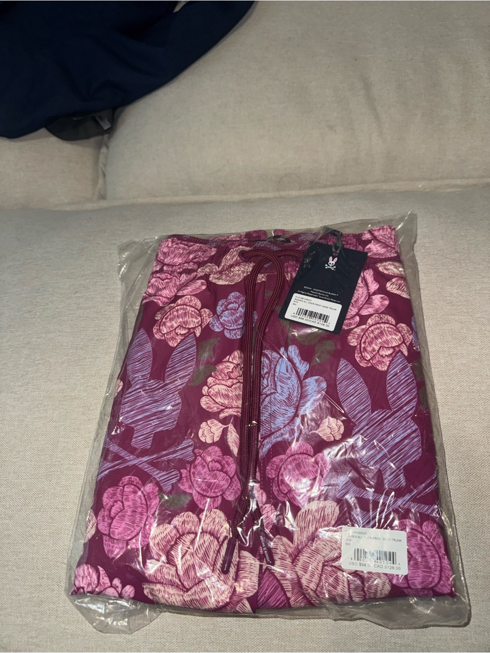 Psycho bunny men’s button down size medium new
